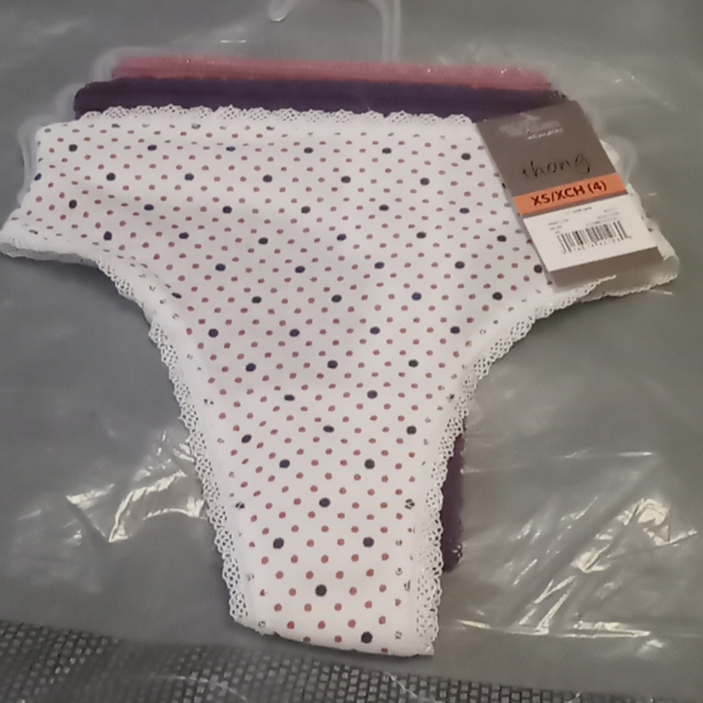 Women's thong underwear extra small